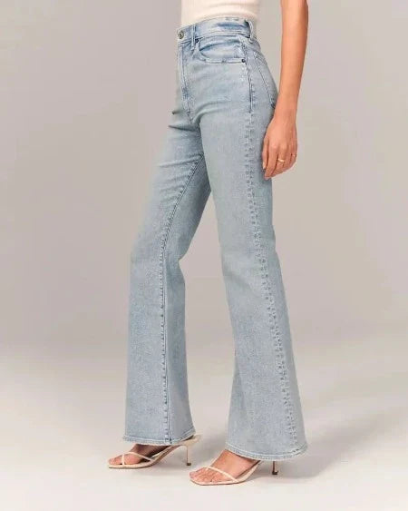 High Waist Flared Jeans
