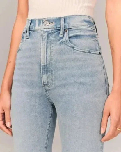 High Waist Flared Jeans