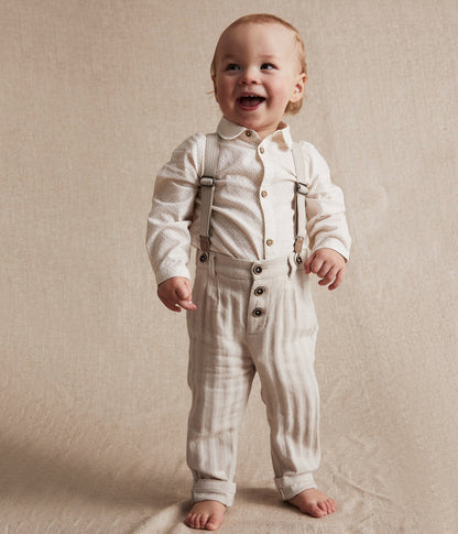 Baby white patterned shirt-body
