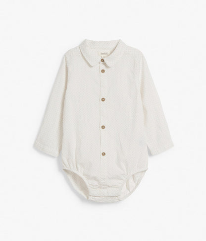 Baby white patterned shirt-body