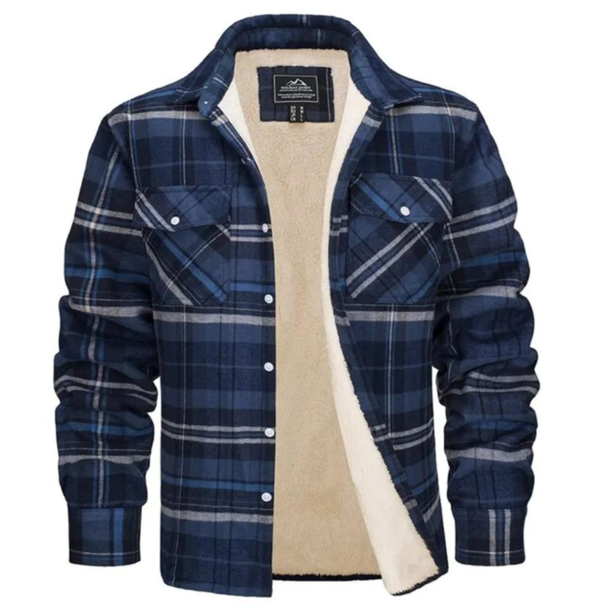Cody | Fleece-Lined Checkered Jacket