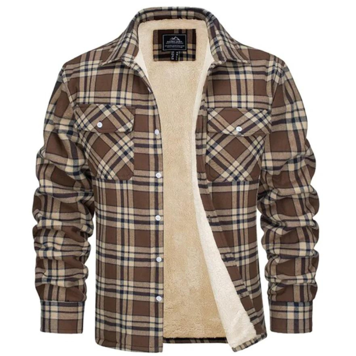 Cody | Fleece-Lined Checkered Jacket