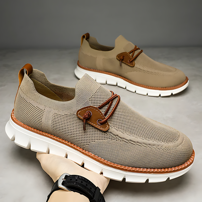 Featherlight Footwear: Stylish and Breathable Mesh Loafers